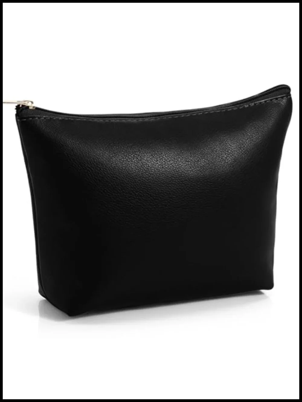 Waterproof PU Leather Cosmetic Pouch Travel Makeup Organizer